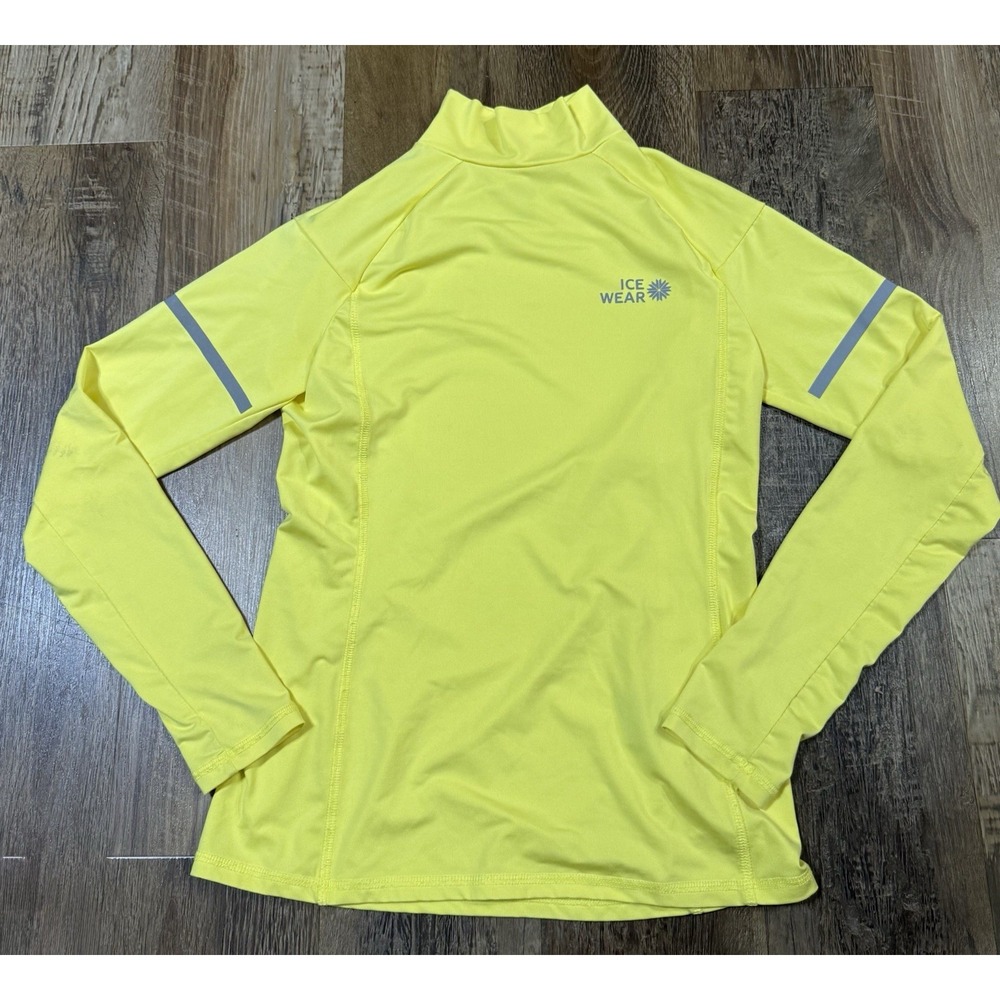 Ice Wear Iceland Shirt Mock Neck Long Sleeve Base Layer Pullover Womens Sz XS